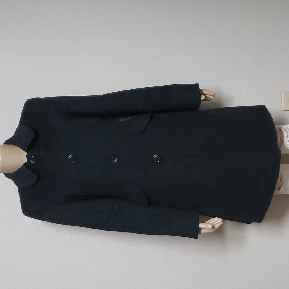 Anne Klein Wool Jacket, Size 6, Color Dark Gray.